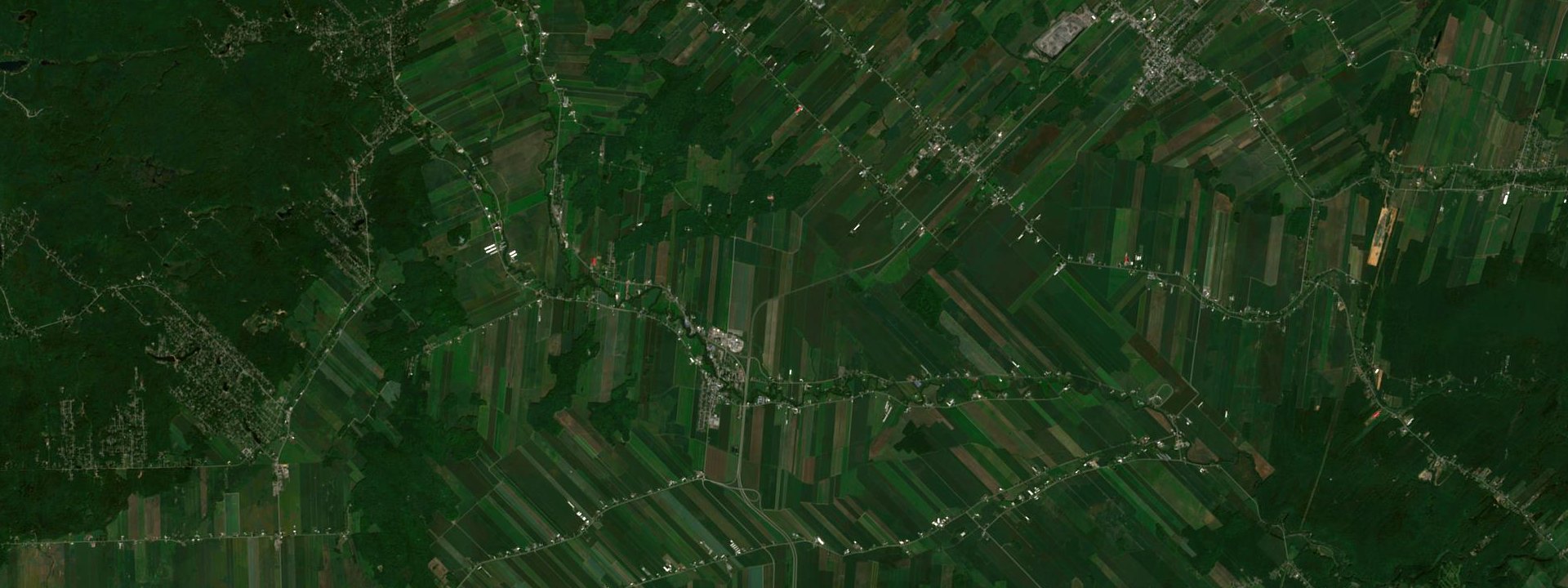 Vue satellite de Saint-Esprit