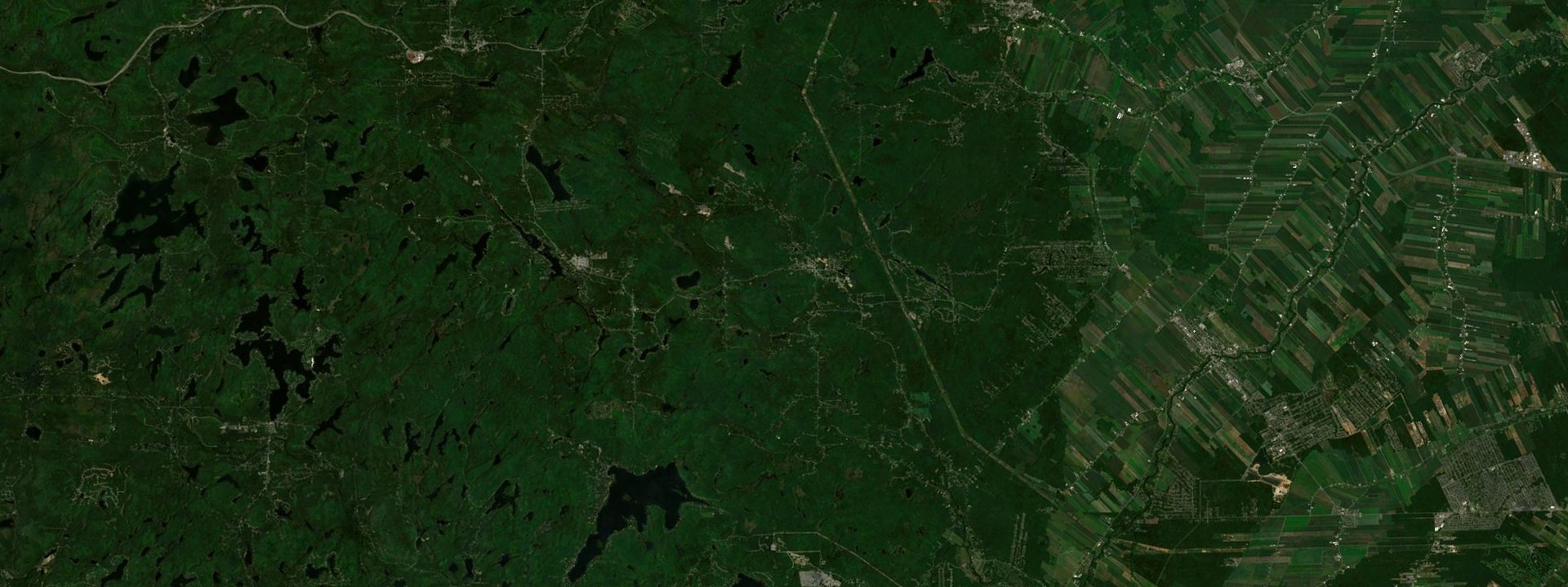 Vue satellite de Saint-Calixte