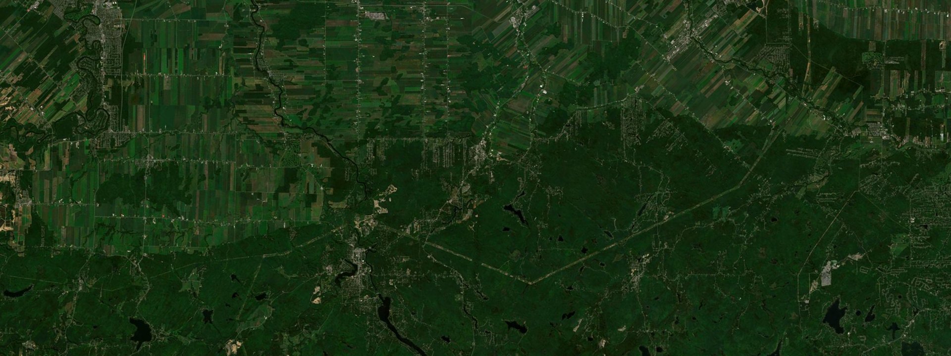 Vue satellite de Sainte-Julienne