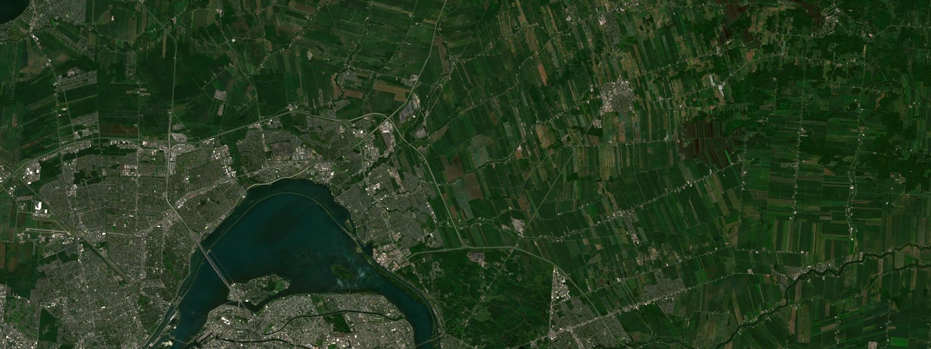 Vue satellite de Saint-Constant