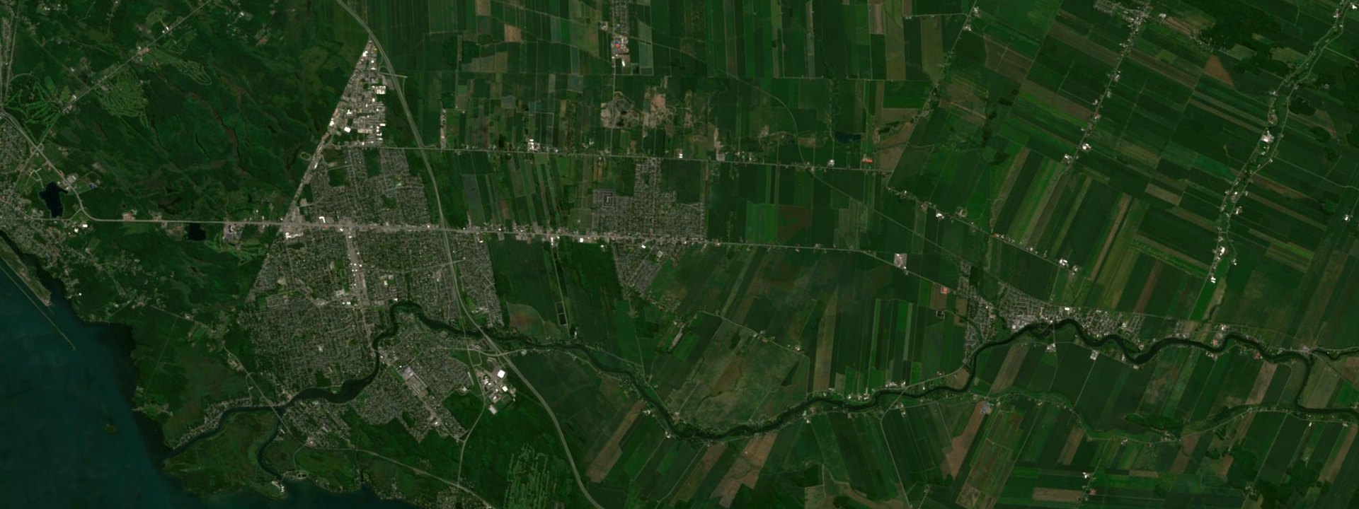 Vue satellite de Mercier