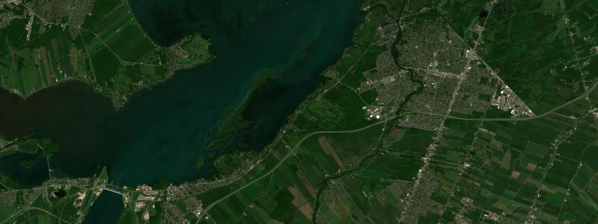 Vue satellite de Léry