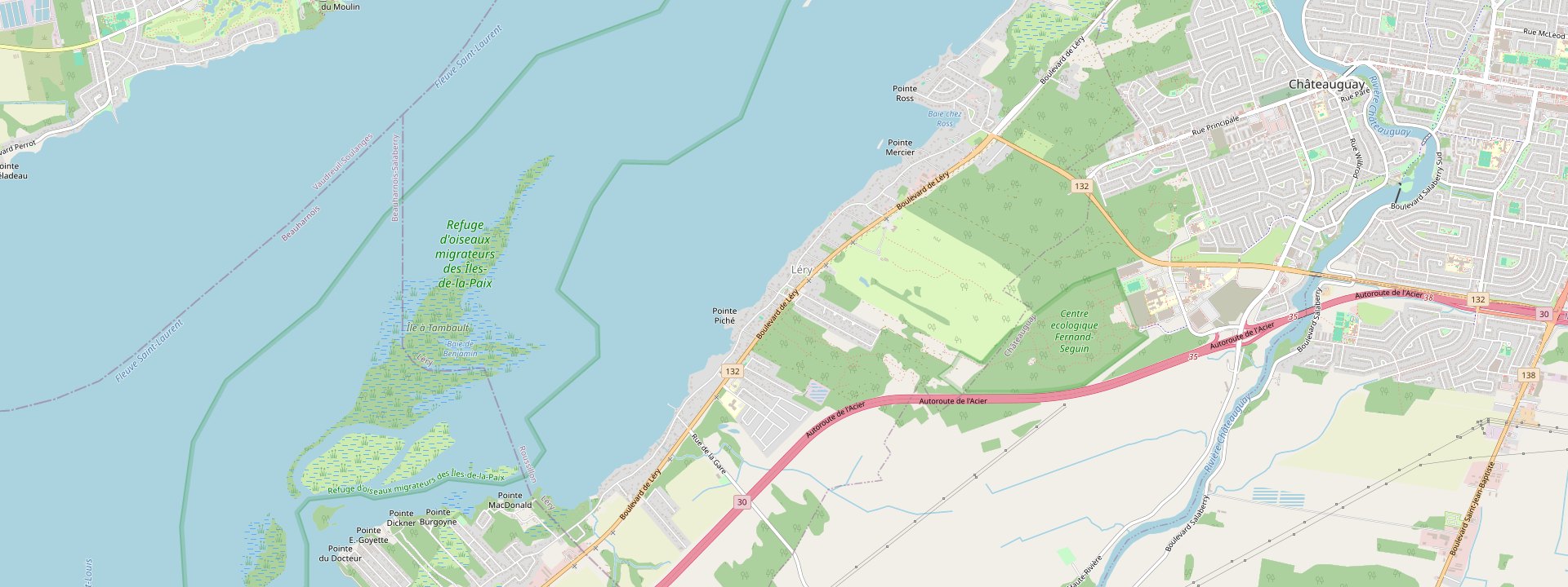 Plan des rues de Léry