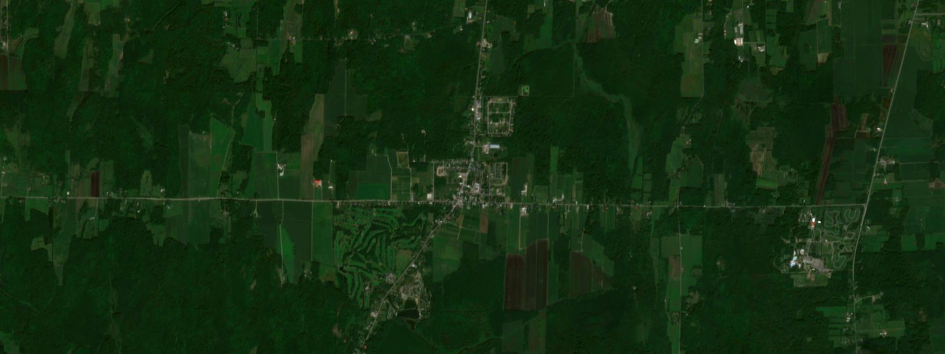 Vue satellite de Hemmingford