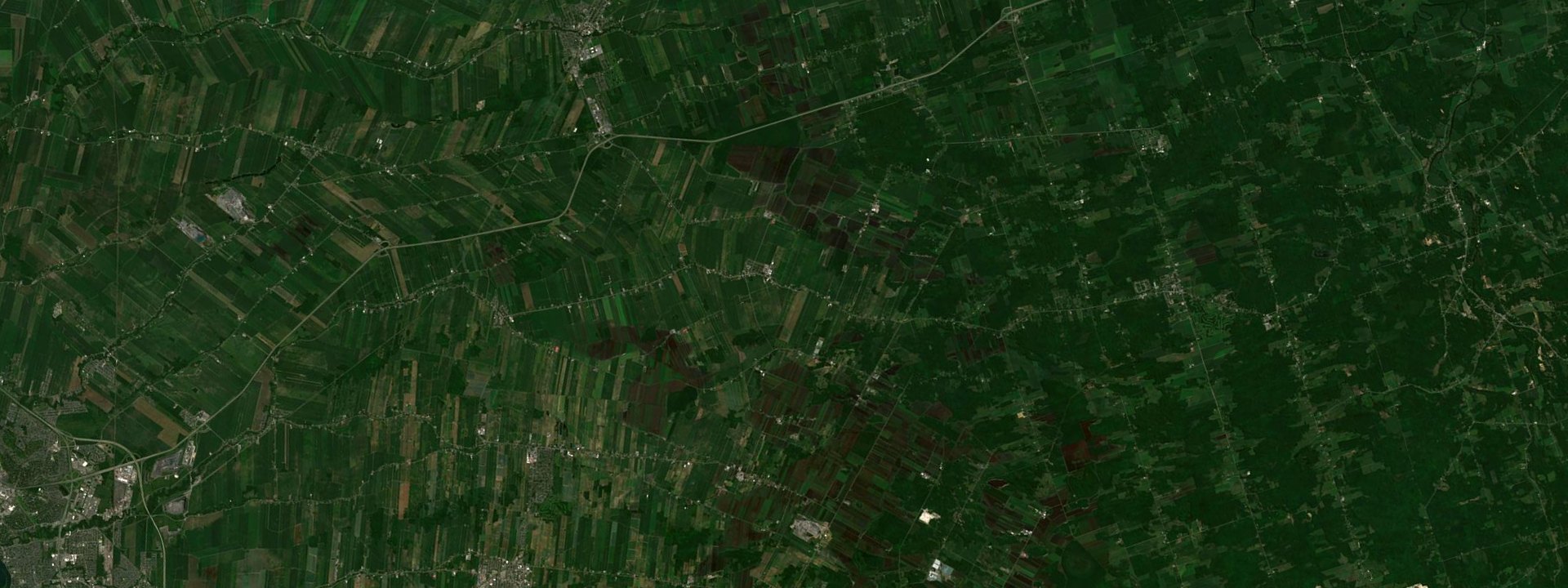 Vue satellite de Saint-Patrice-de-Sherrington