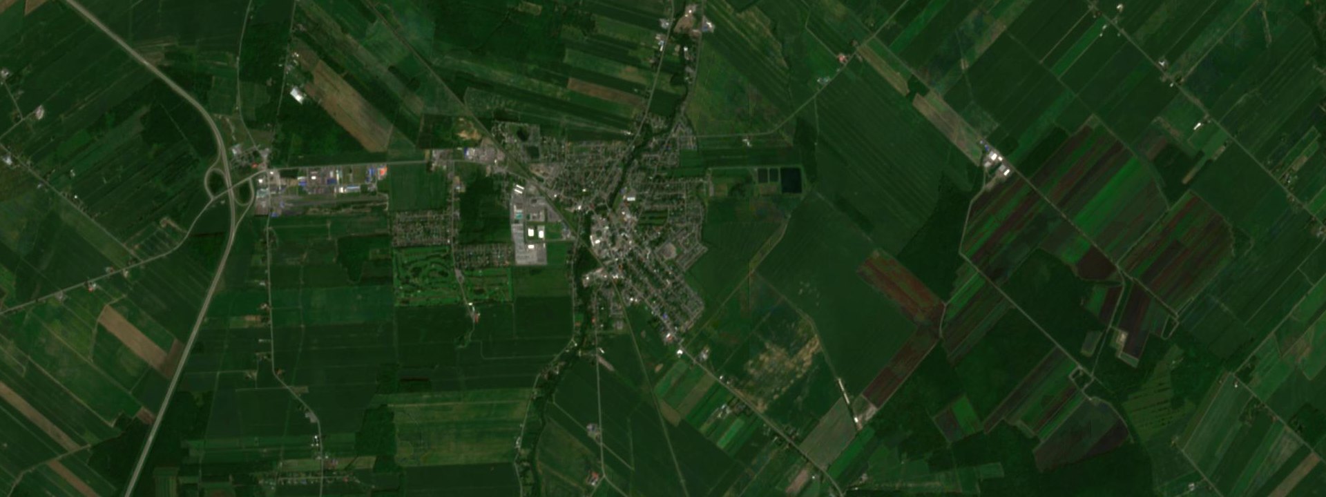 Vue satellite de Napierville