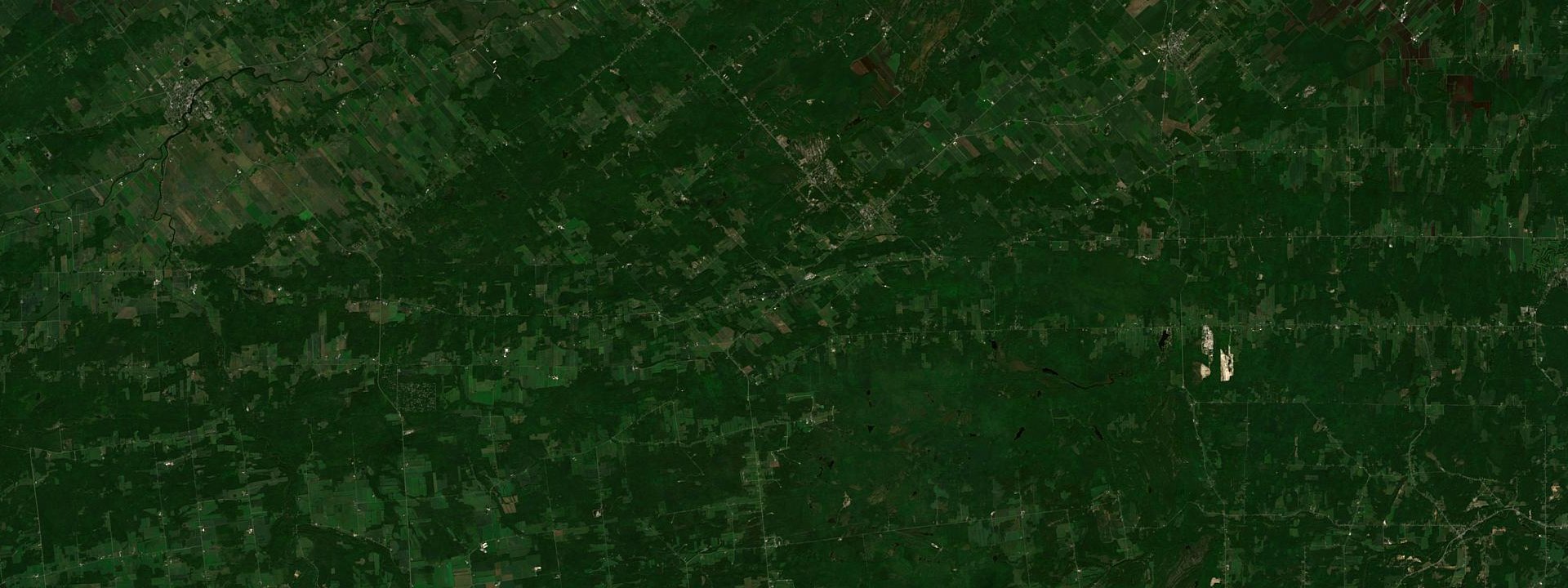 Vue satellite de Franklin