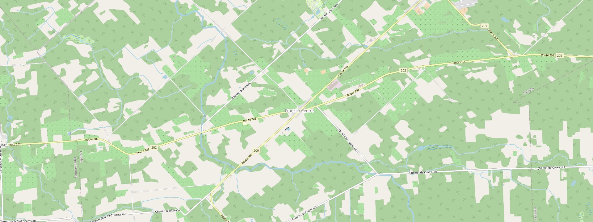 Plan des rues de Franklin