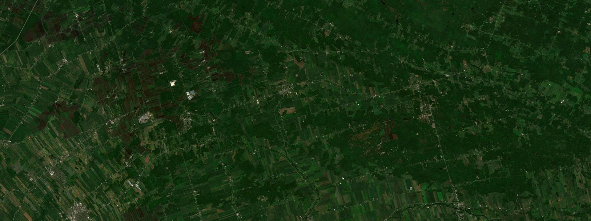 Vue satellite de Saint-Chrysostome