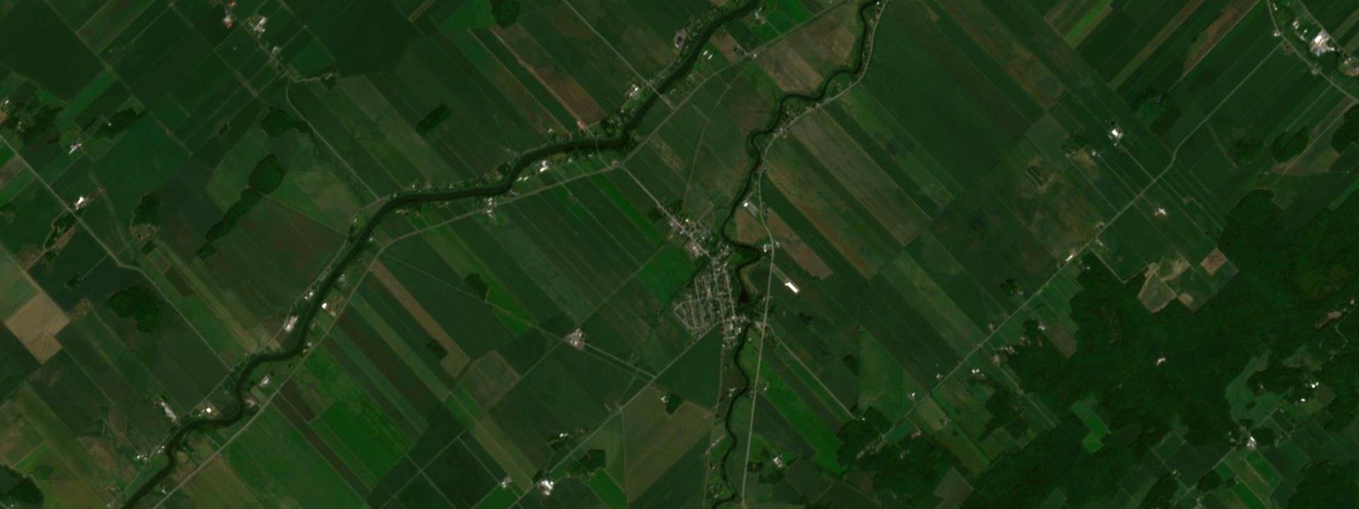 Vue satellite de Howick