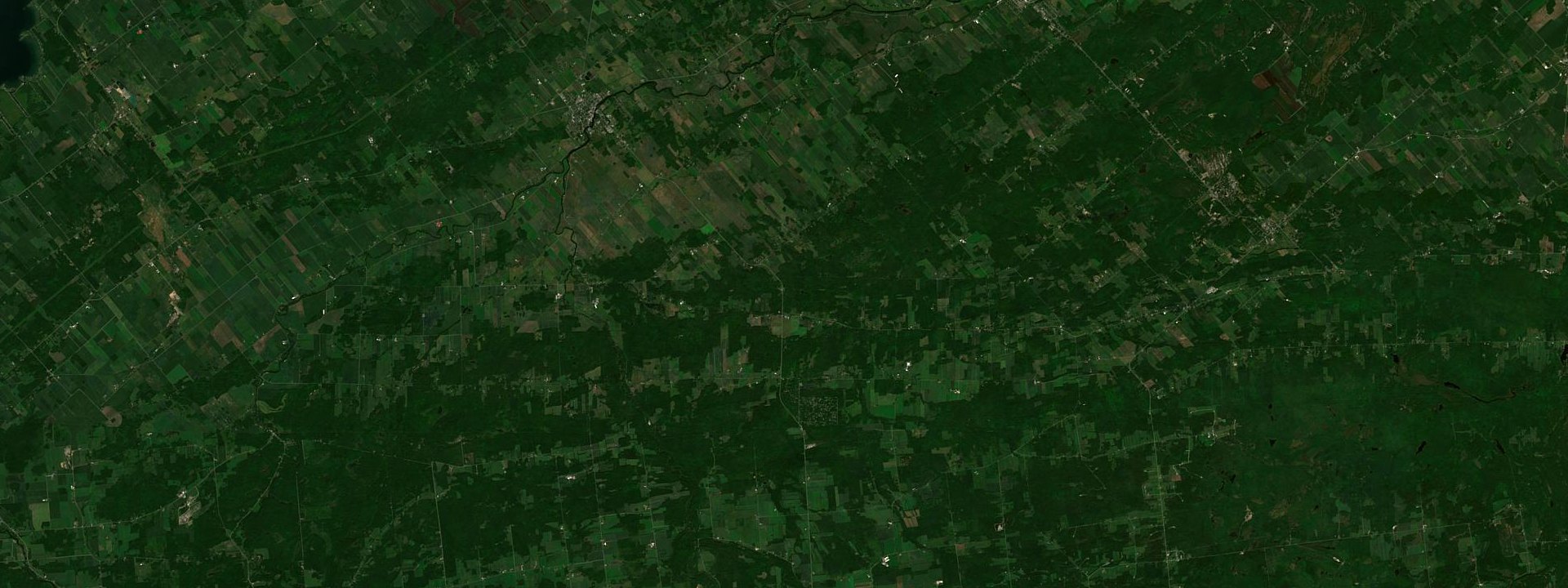 Vue satellite de Hinchinbrooke