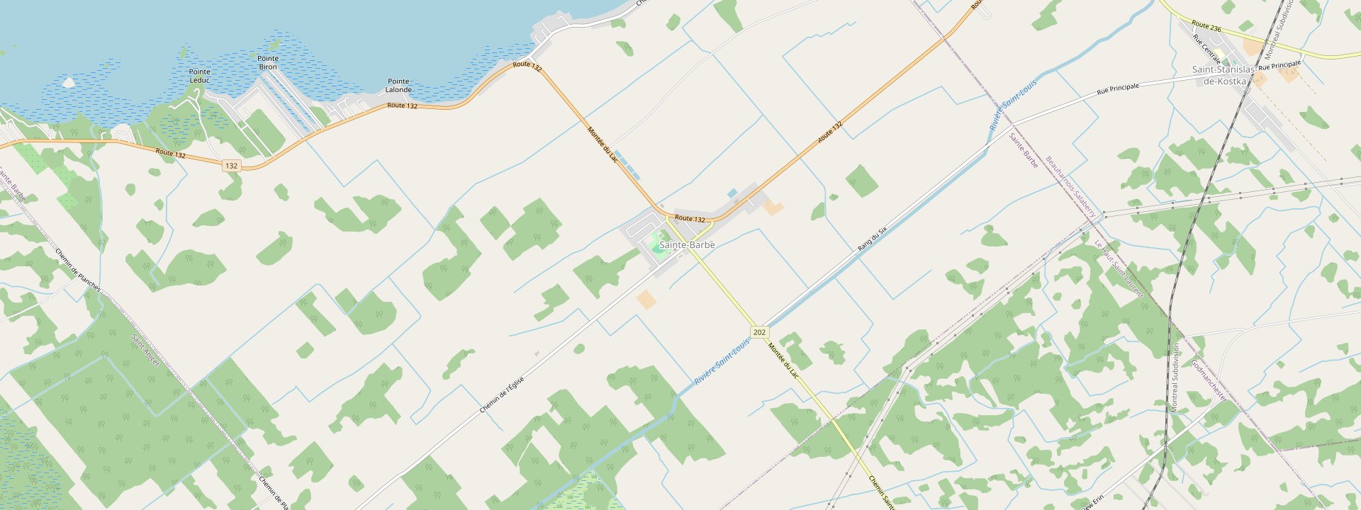 Plan des rues de Sainte-Barbe