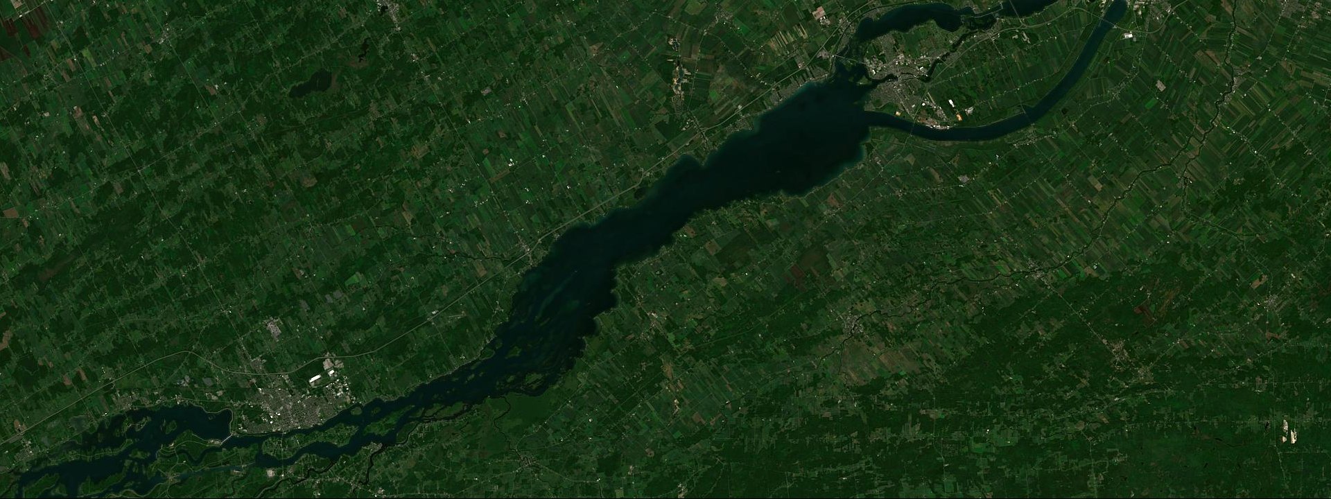 Vue satellite de Saint-Anicet