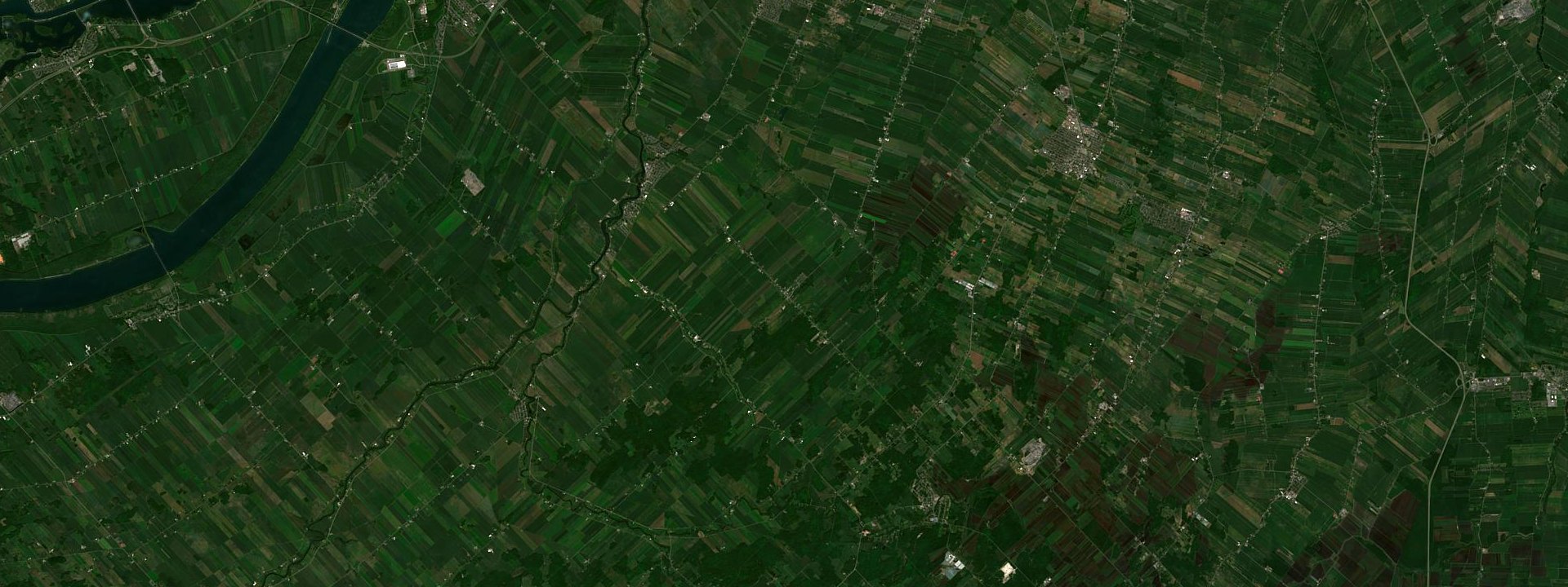 Vue satellite de Saint-Urbain-Premier