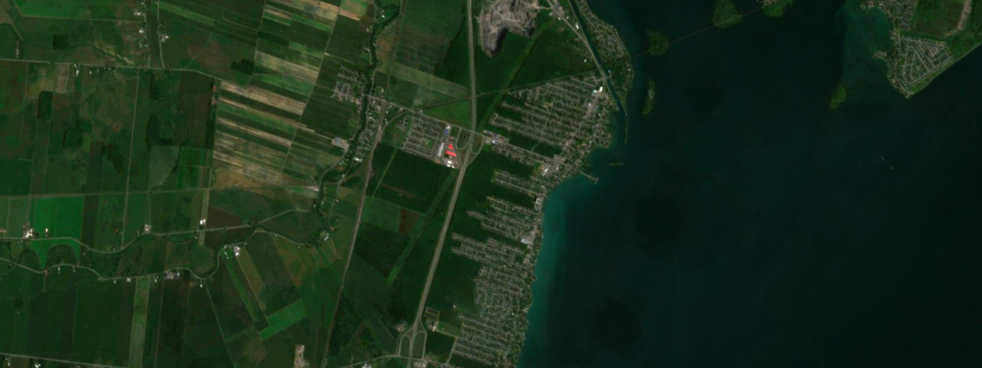 Vue satellite de Les Coteaux