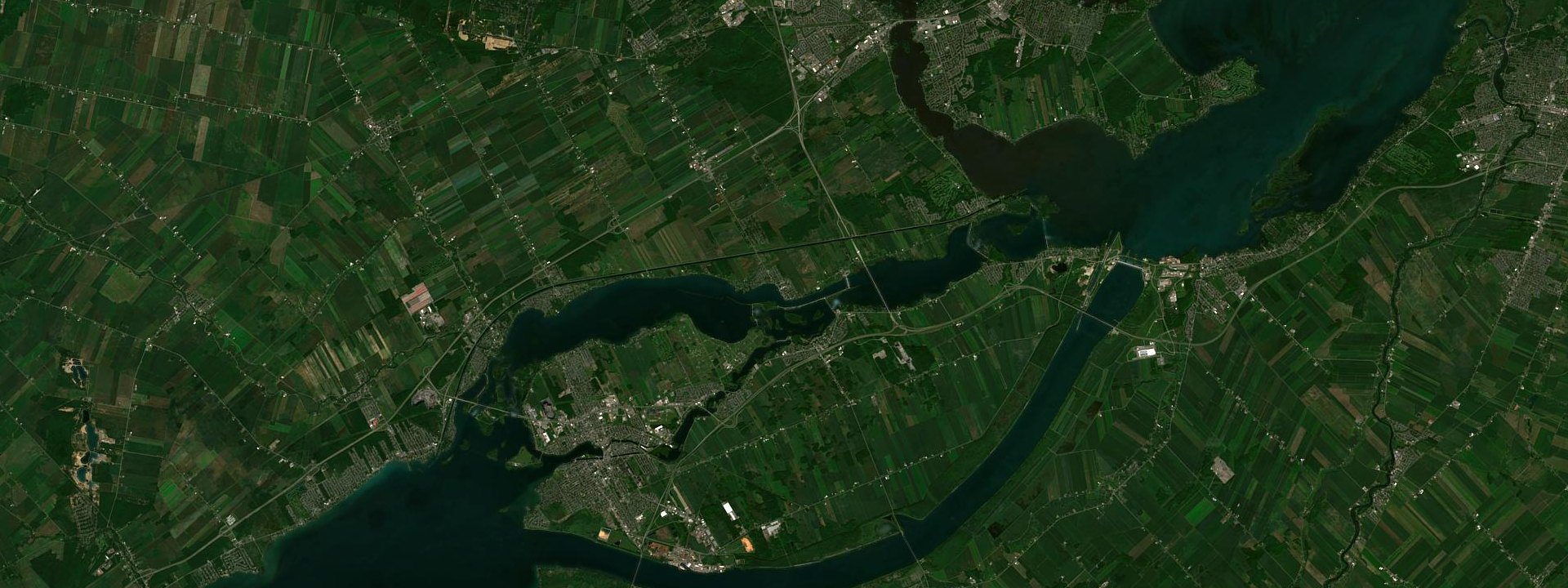 Vue satellite de Les Cèdres