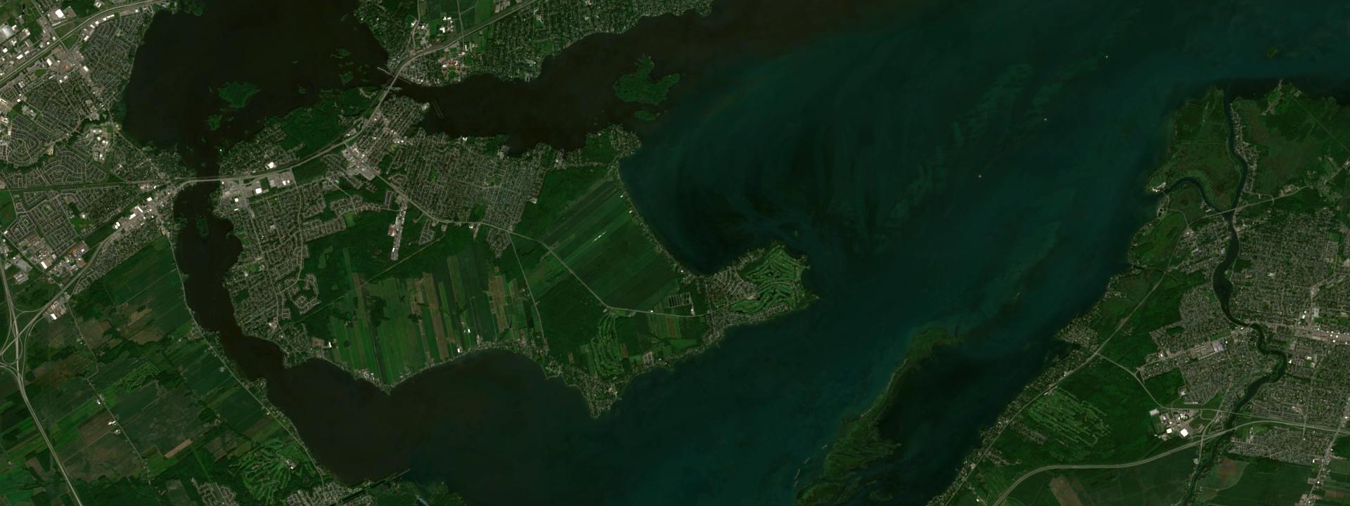 Vue satellite de Notre-Dame-de-l'Île-Perrot