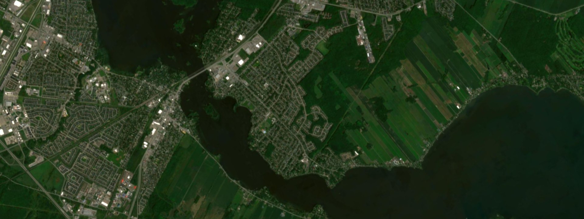Vue satellite de Pincourt