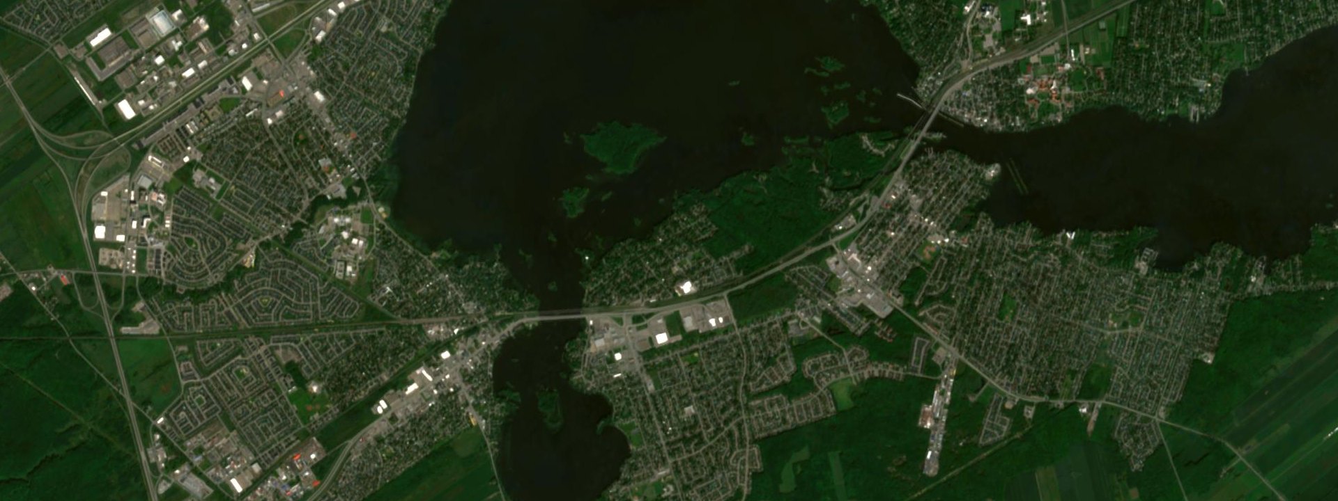 Vue satellite de Terrasse-Vaudreuil