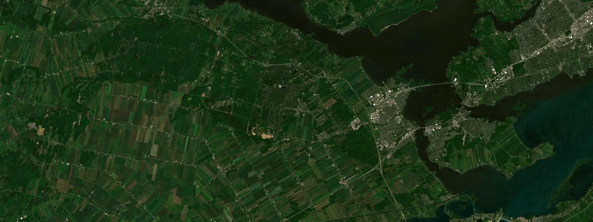 Vue satellite de Saint-Lazare