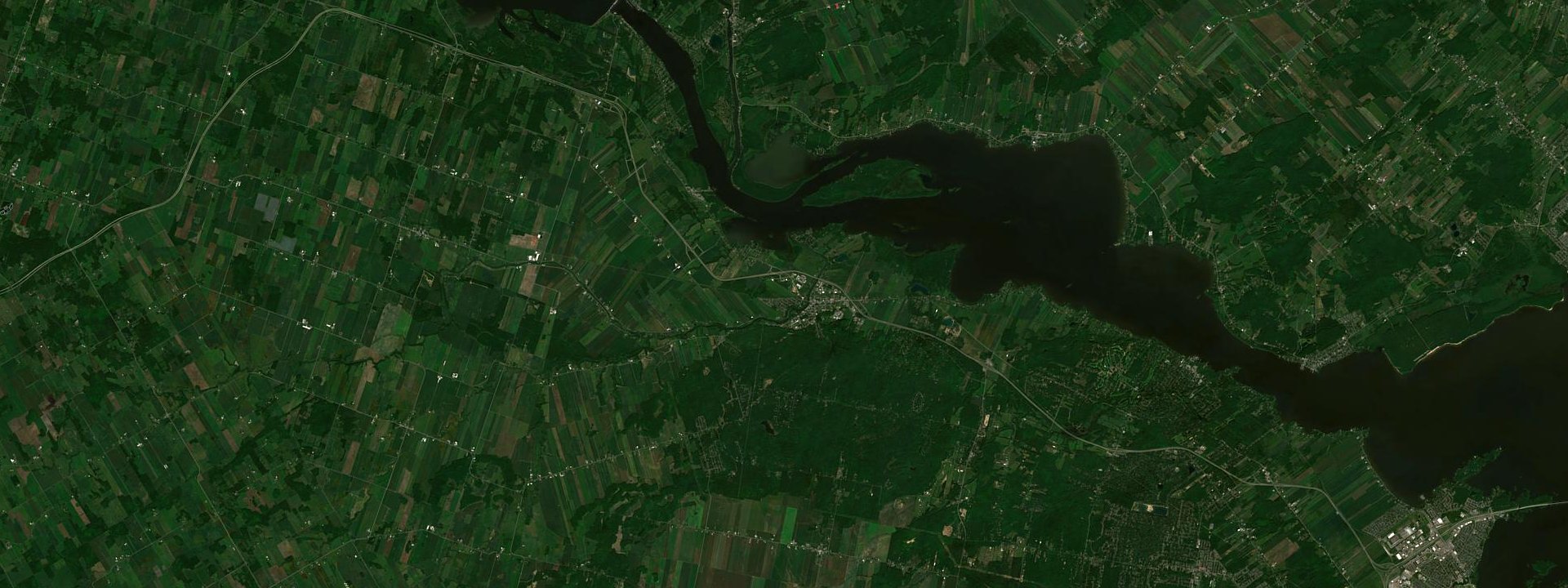 Vue satellite de Rigaud