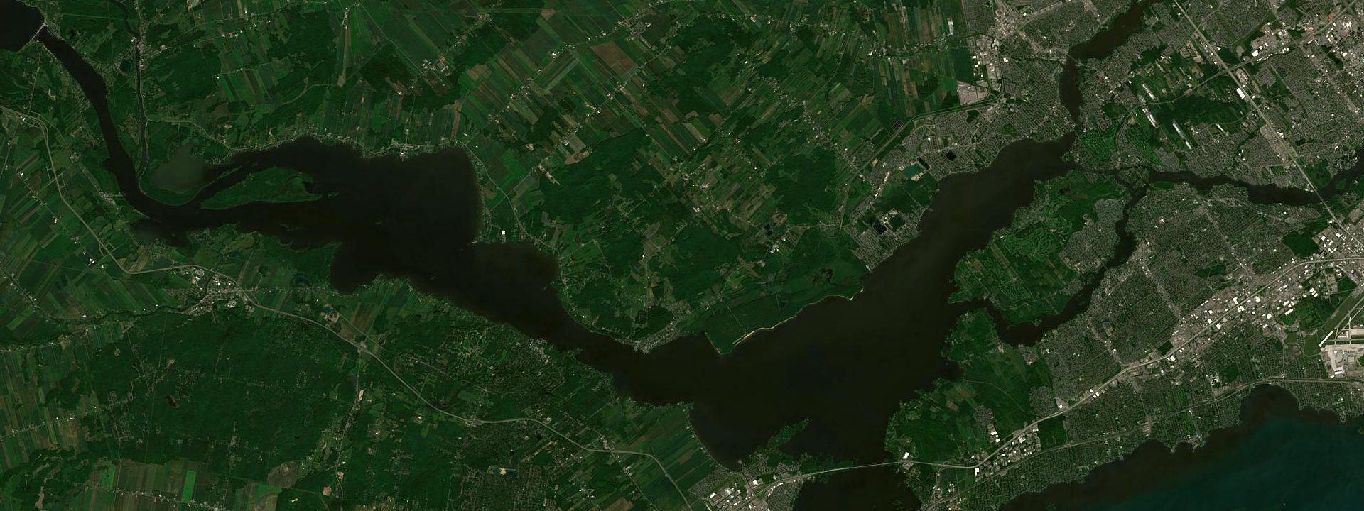 Vue satellite de Oka