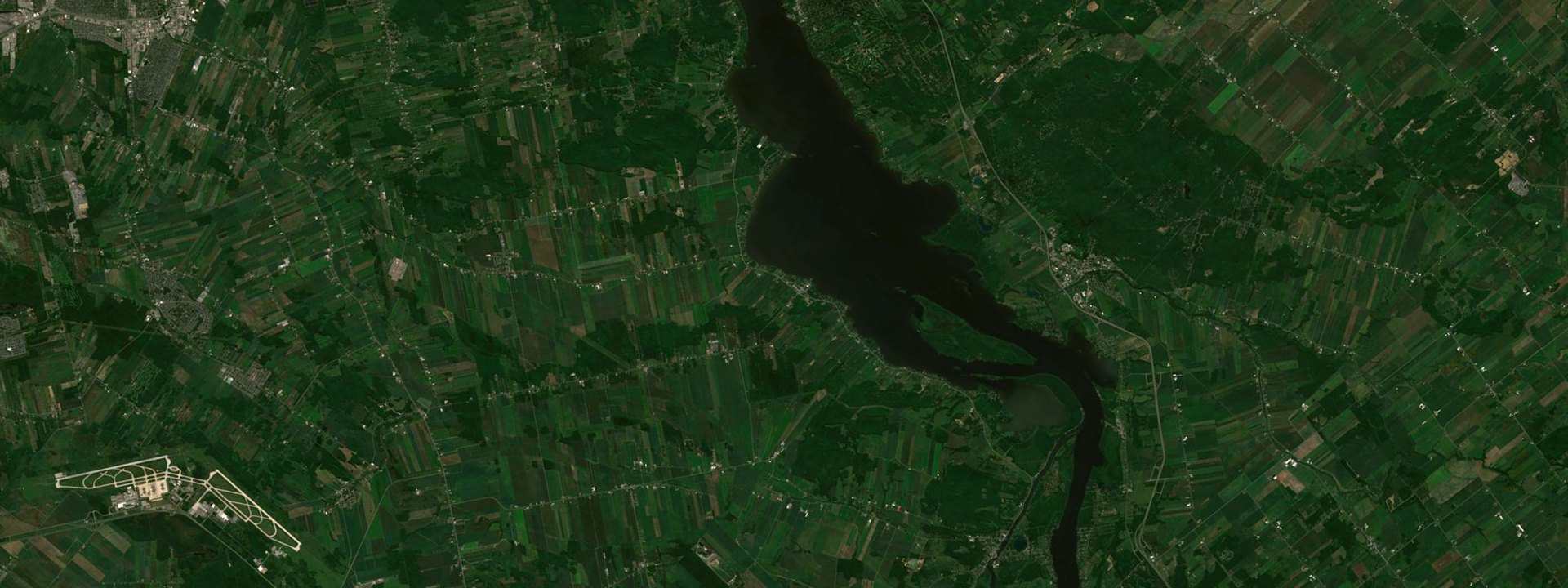 Vue satellite de Saint-Placide