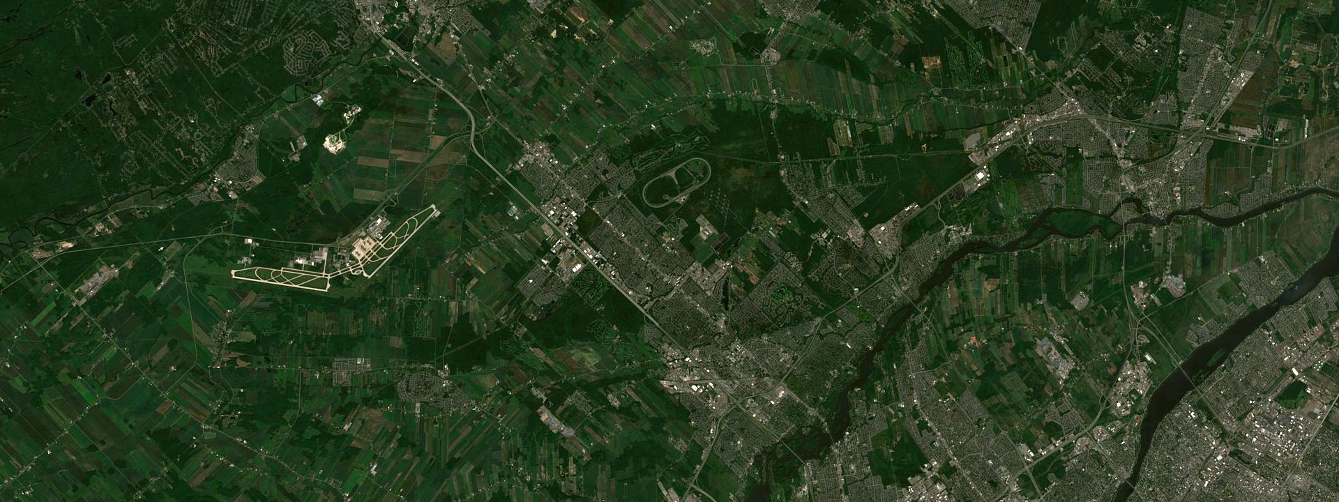 Vue satellite de Blainville