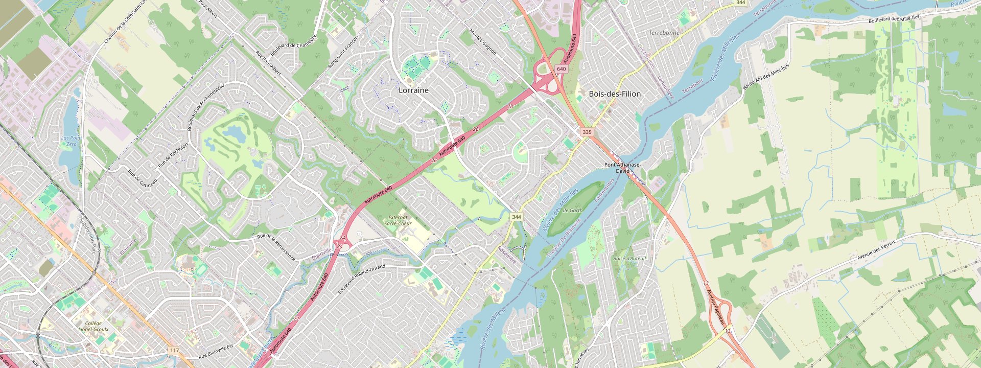 Plan des rues de Lorraine