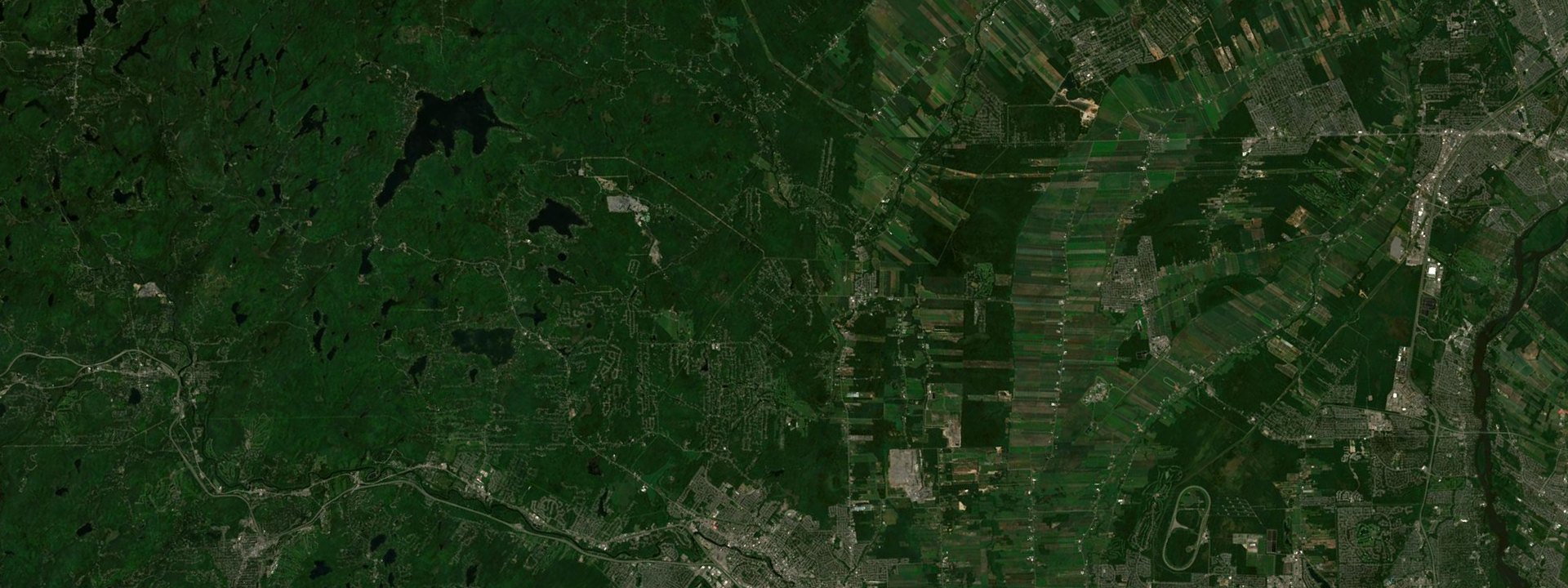 Vue satellite de Sainte-Sophie