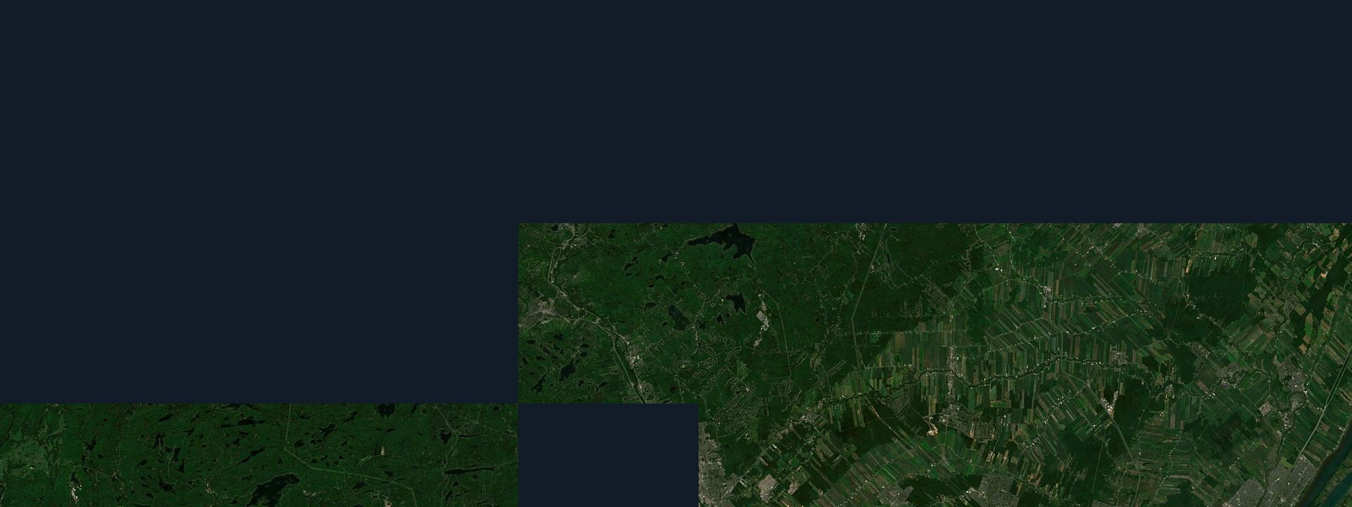 Vue satellite de Saint-Hippolyte