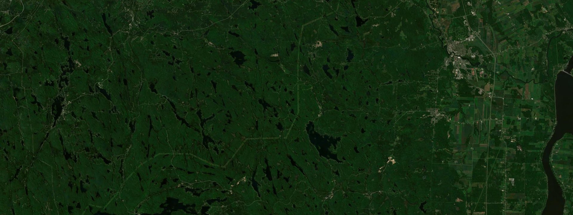 Vue satellite de Wentworth