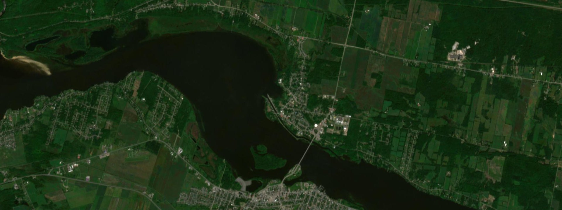 Vue satellite de Grenville
