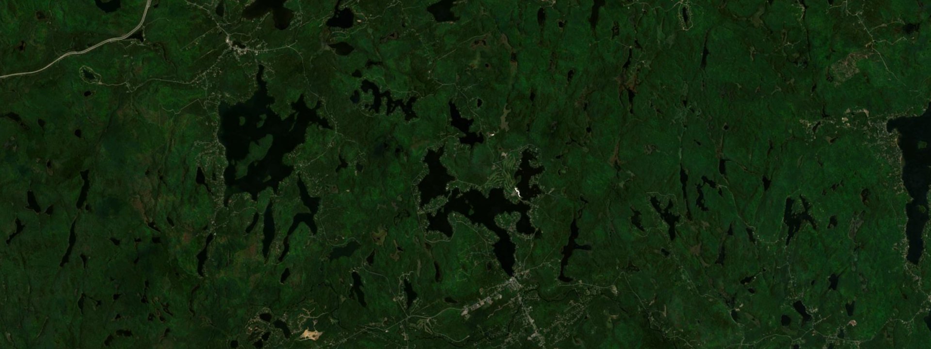 Vue satellite de Estérel