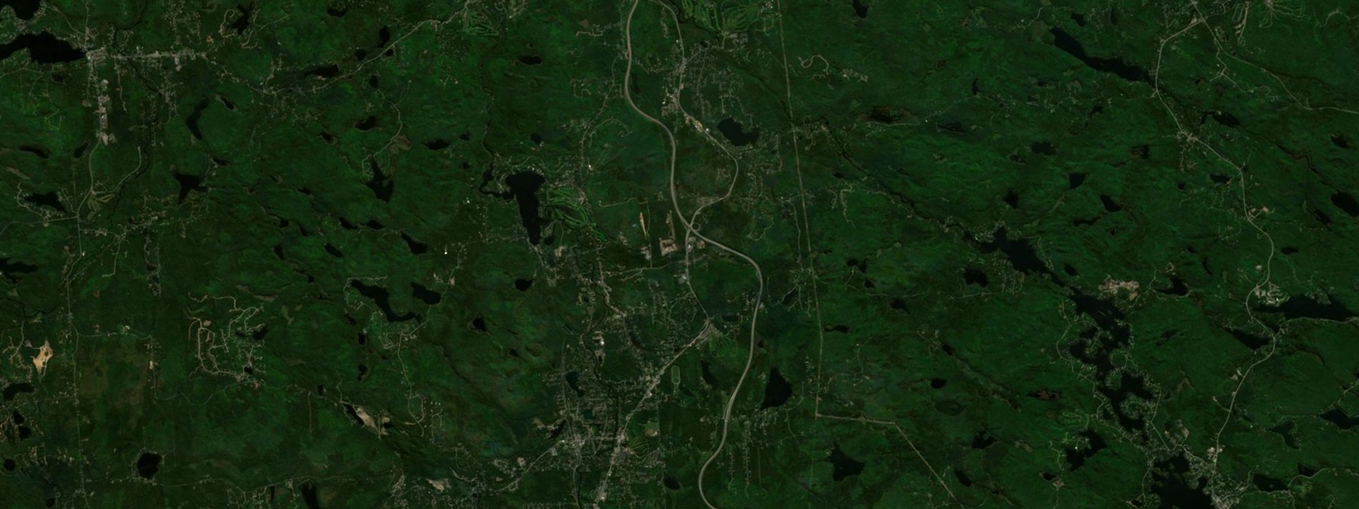 Vue satellite de Val-Morin