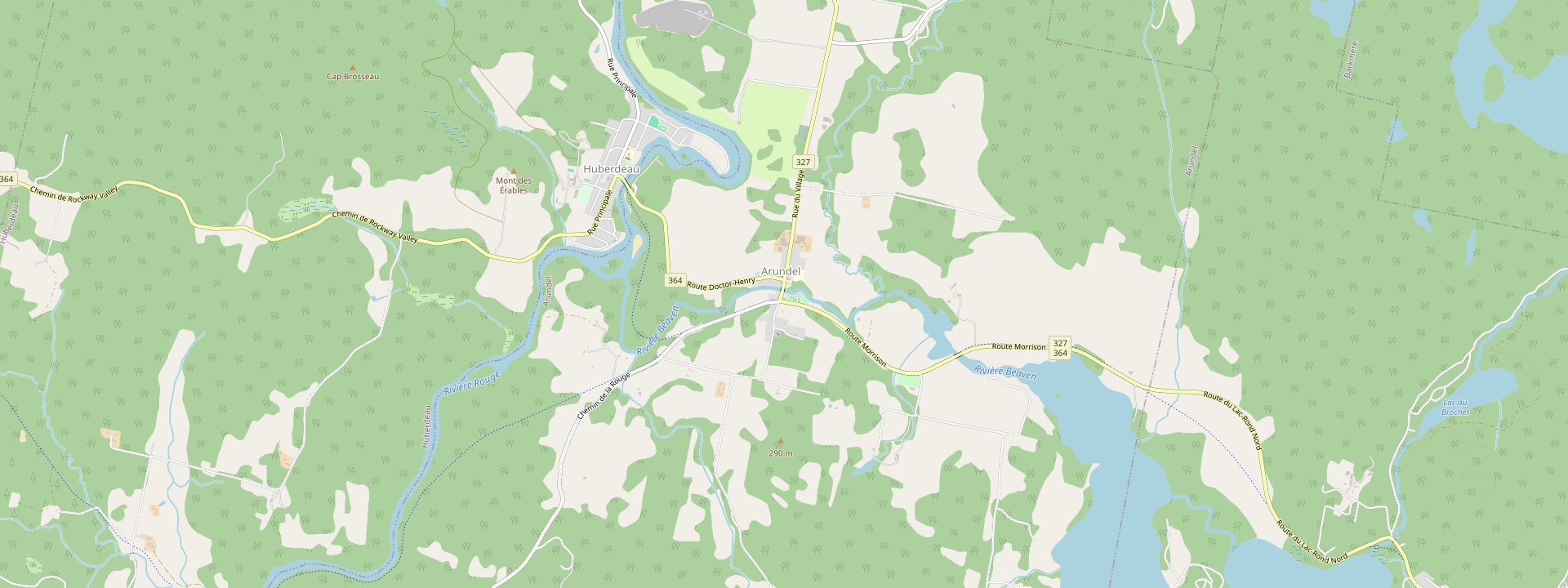 Plan des rues de Arundel