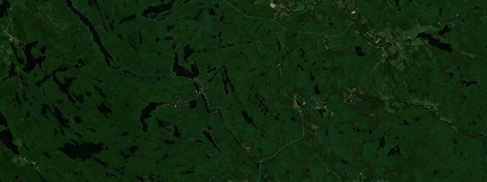 Vue satellite de Amherst