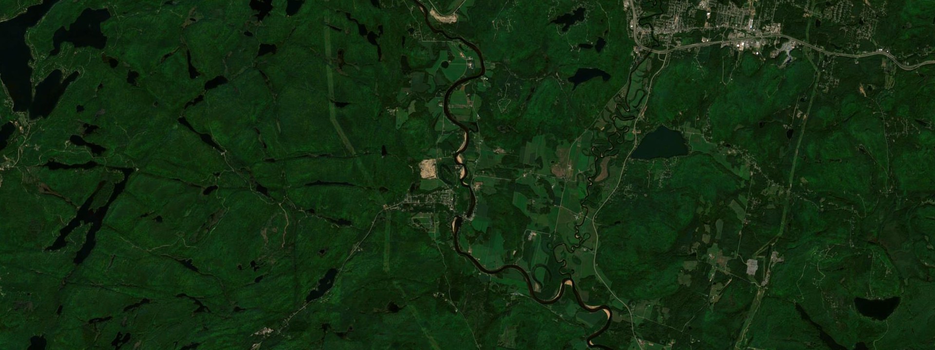 Vue satellite de Brébeuf