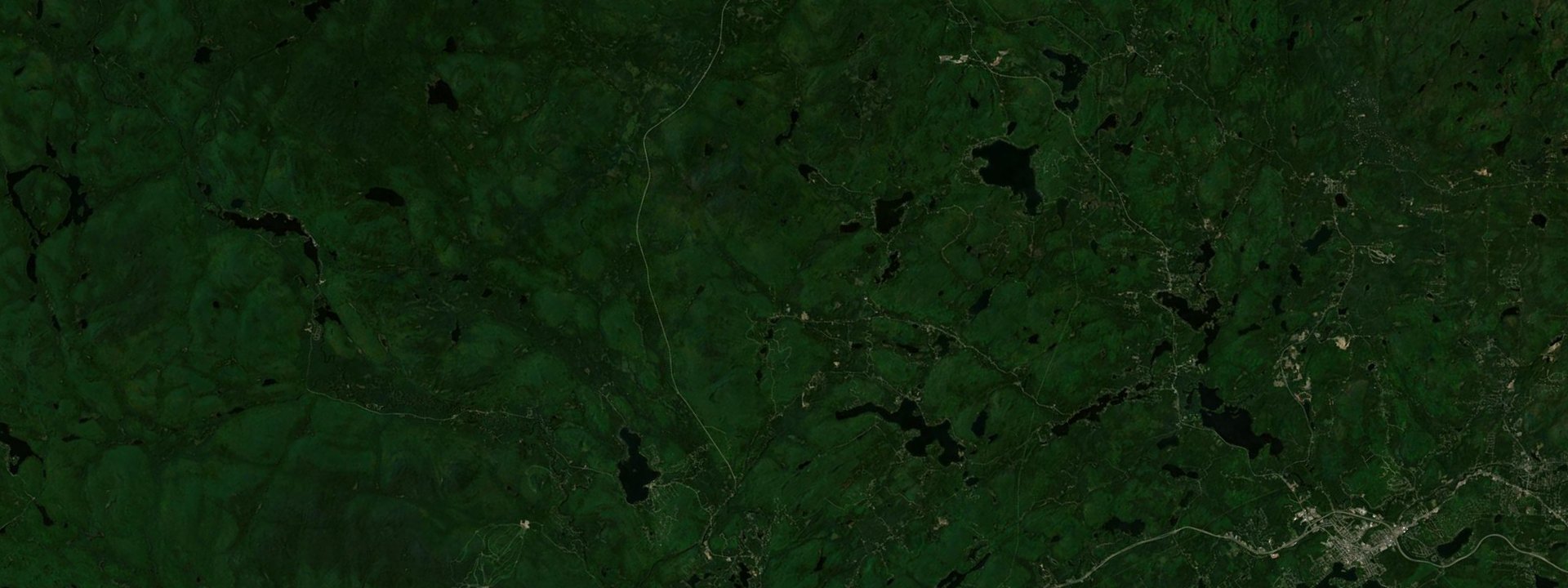 Vue satellite de Val-des-Lacs
