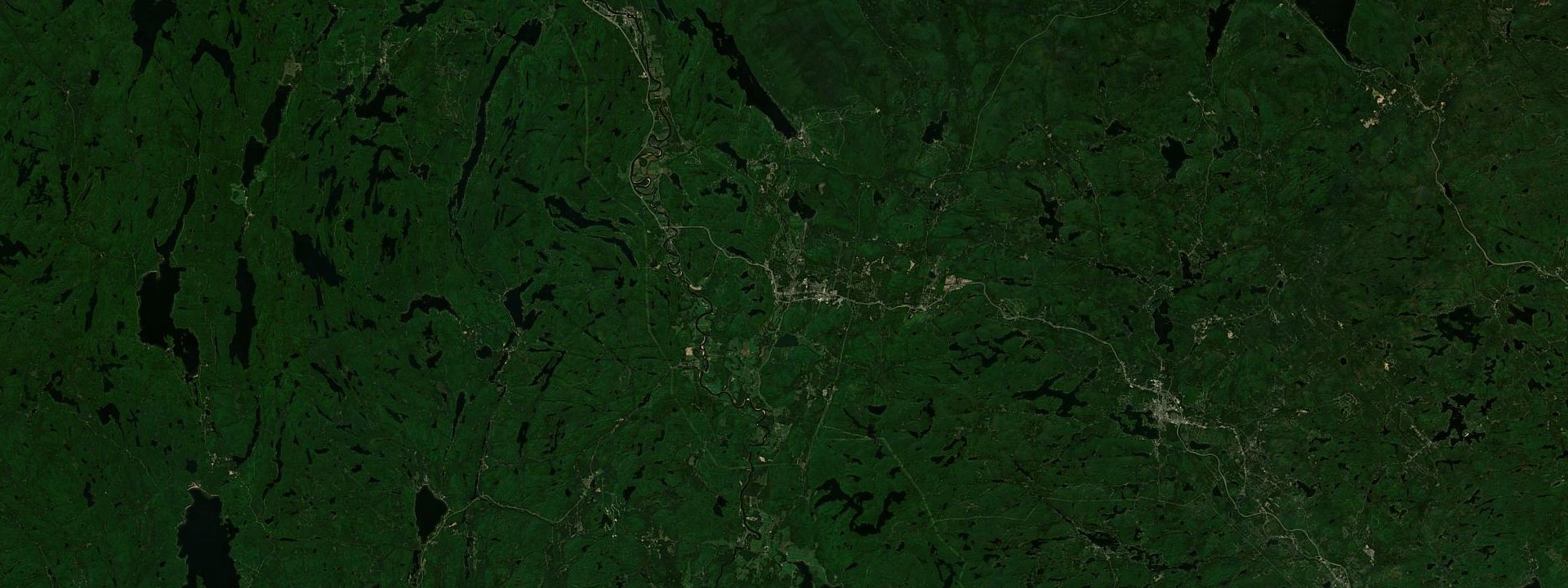 Vue satellite de Mont-Tremblant