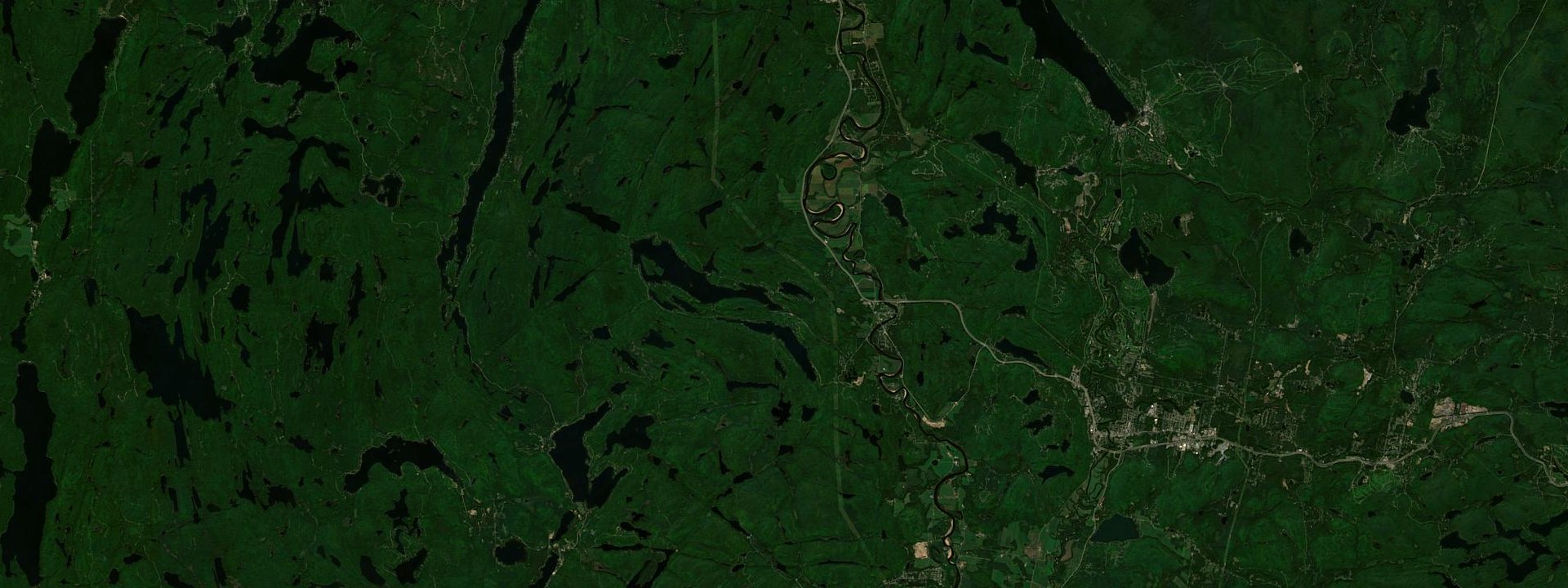 Vue satellite de La Conception