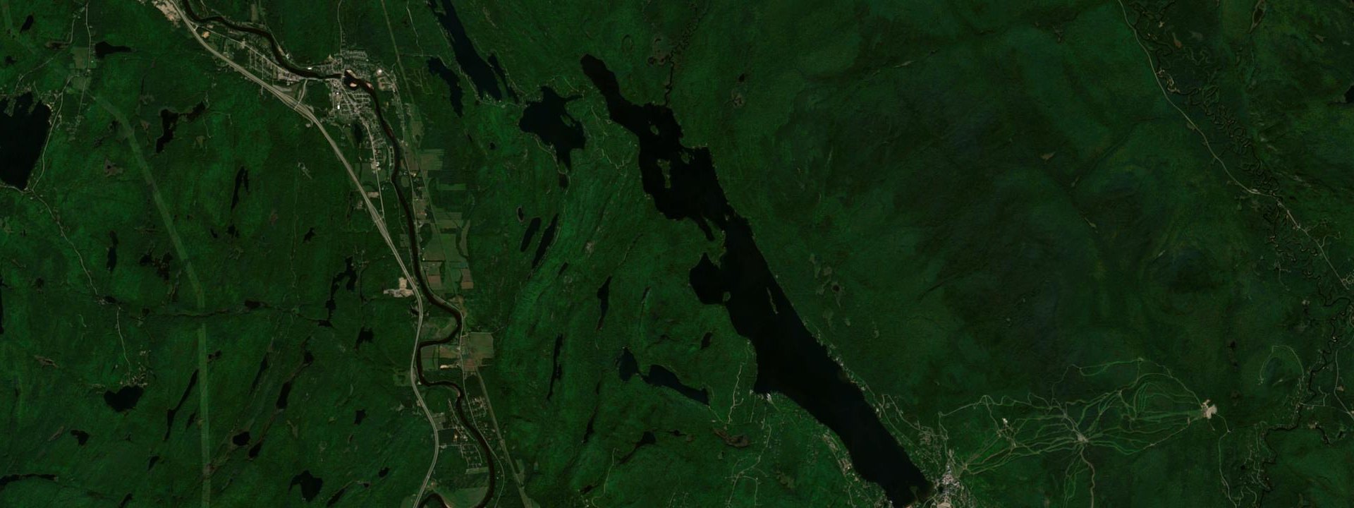 Vue satellite de Lac-Tremblant-Nord