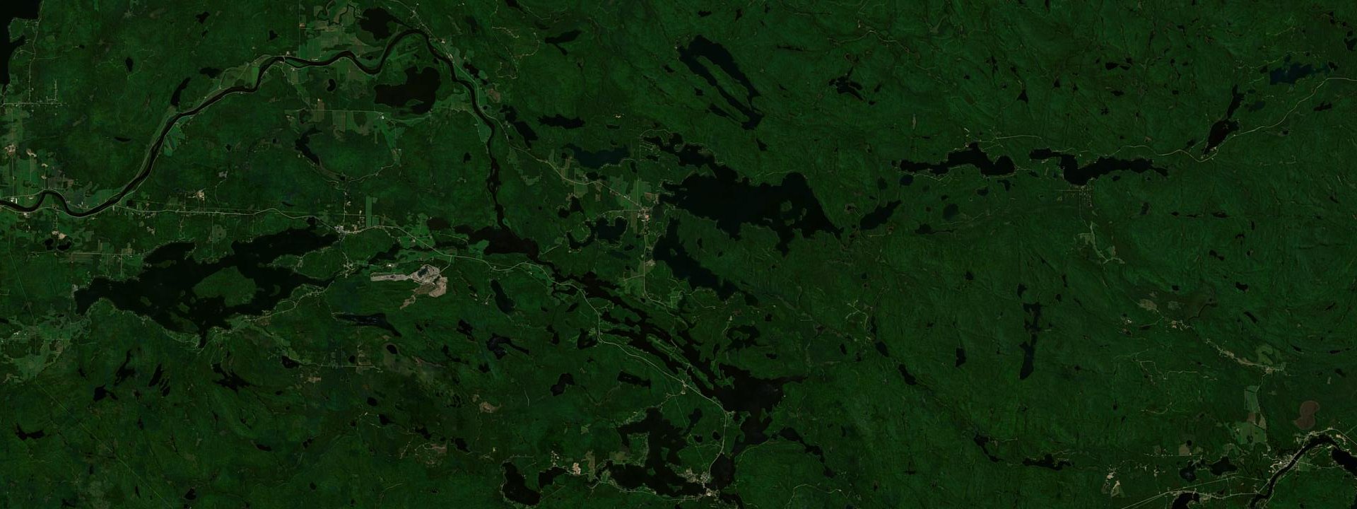Vue satellite de Lac-du-Cerf