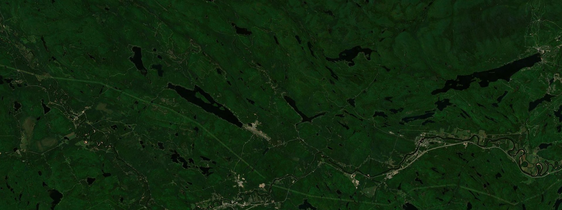 Vue satellite de La Macaza