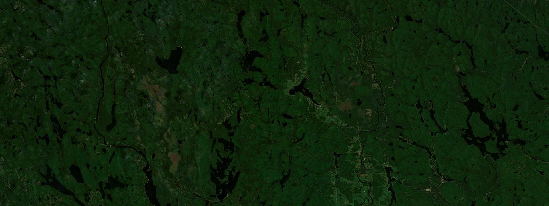 Vue satellite de Sainte-Anne-du-Lac