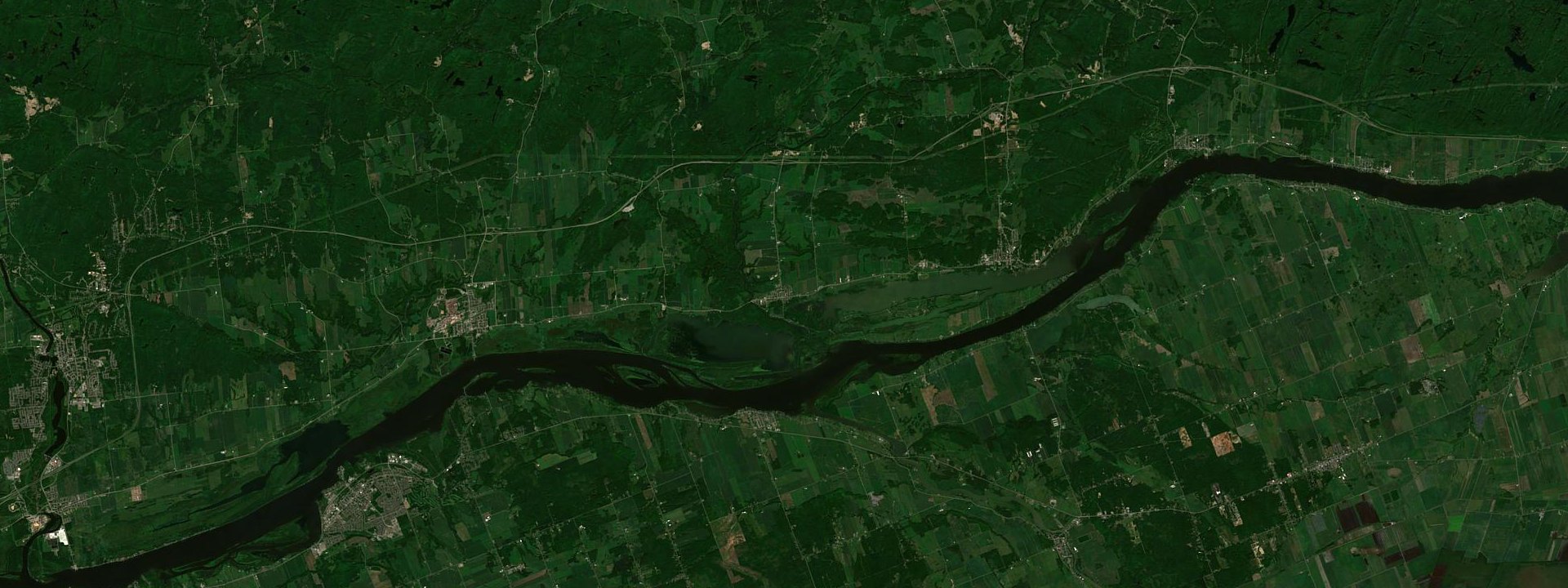 Vue satellite de Plaisance
