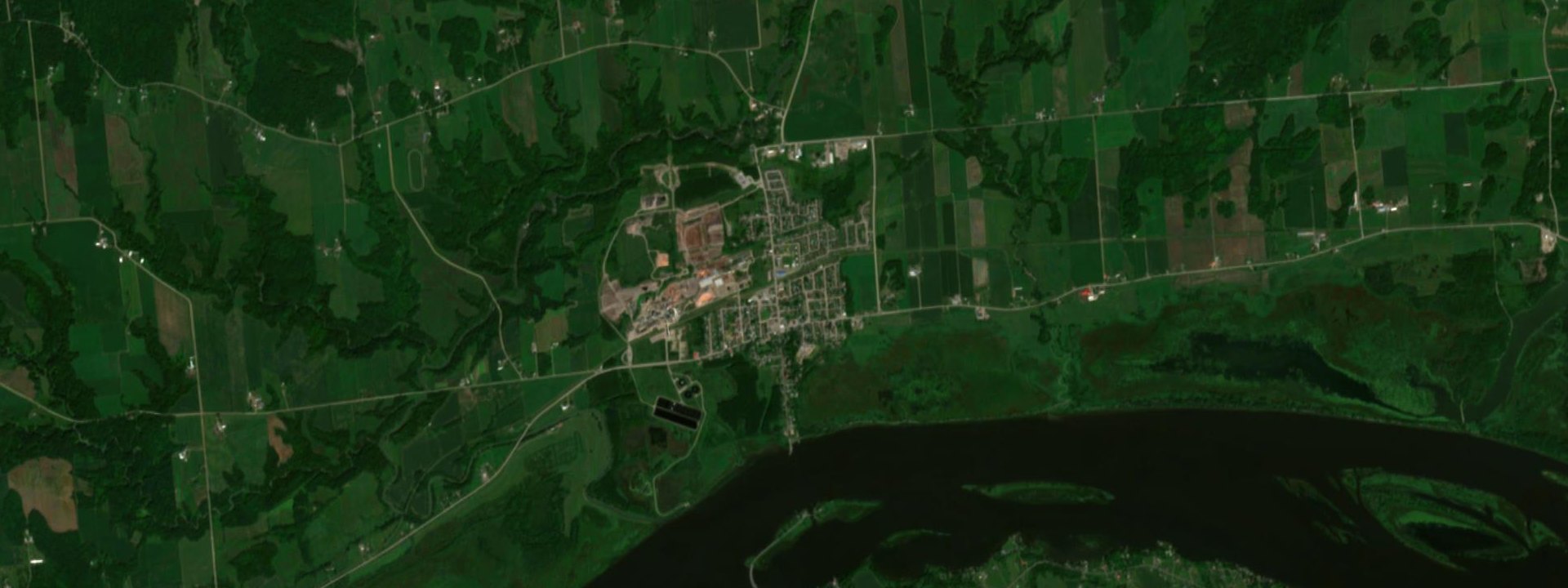 Vue satellite de Thurso