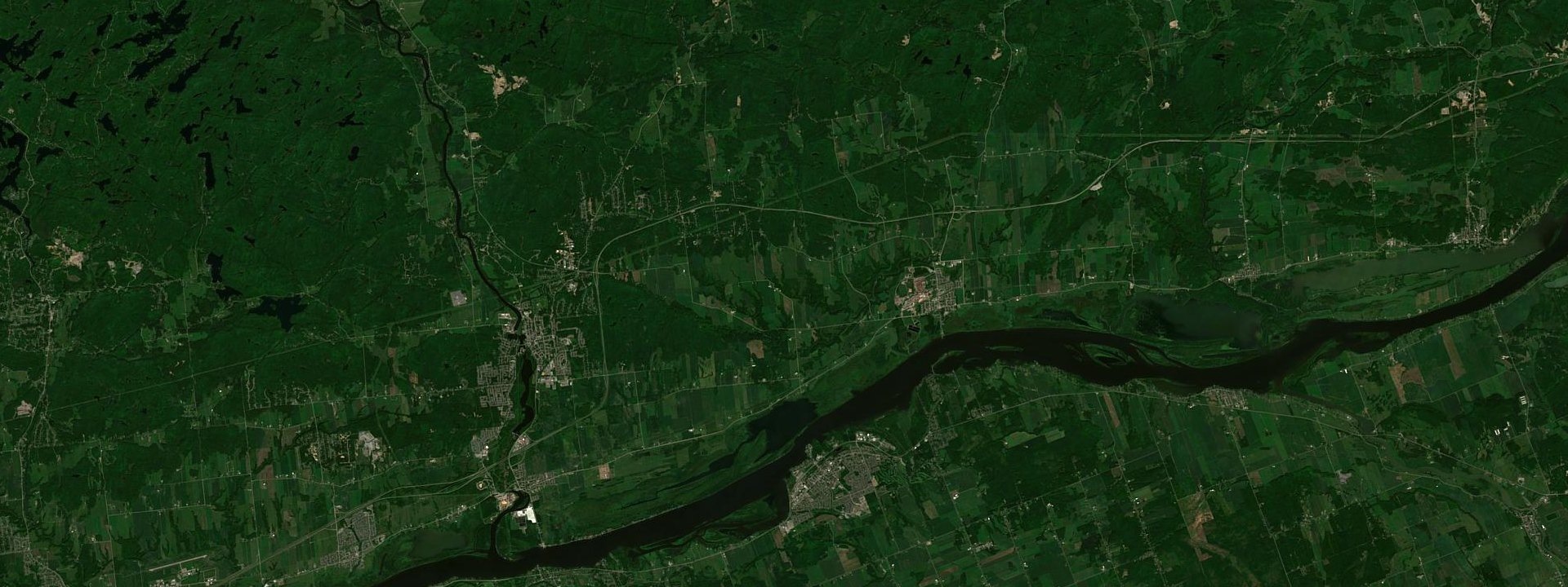 Vue satellite de Lochaber-Partie-Ouest