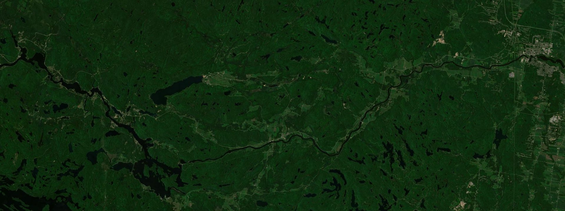 Vue satellite de Notre-Dame-de-la-Salette