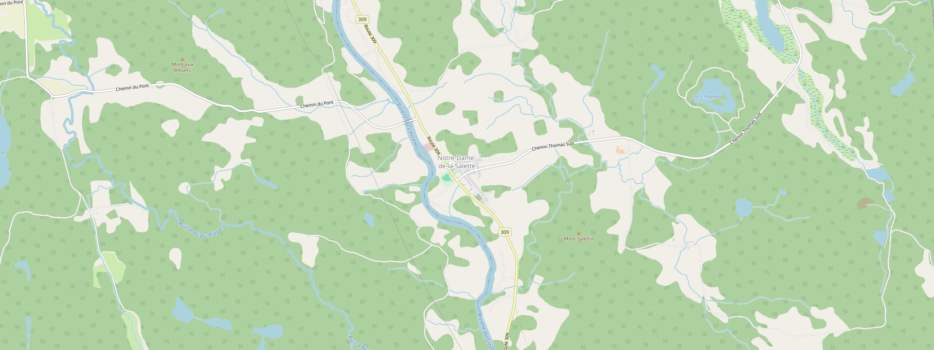 Plan des rues de Notre-Dame-de-la-Salette
